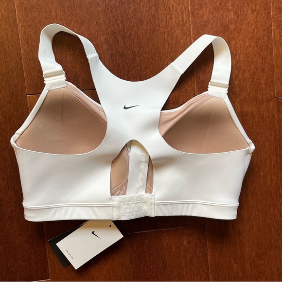 Nike Alpha Women's High-Support Padded Zip-Front Racerback Sports Bra - Size M - Picture 3 of 5